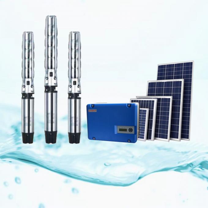 MPPT-Solarenergie-Bewässerungs-Pumpen-Ausrüstung, Brunnen-Pumpen-Systeme des tiefen Wasser-15kW