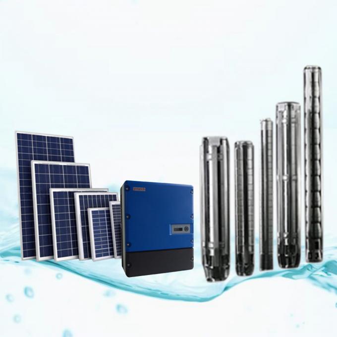Handels-SolarBewässerungssystem der pumpen-37kW mit dem Geschwindigkeitsregelungs-Ventilator-Abkühlen