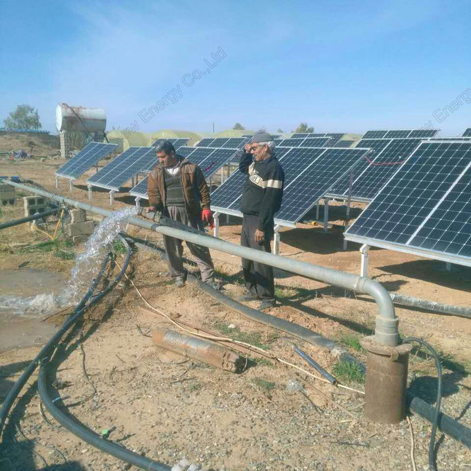 Wasserdichtes Solarpumpen-Bewässerungssystem des wasser-15kW mit Solarpumpen-Inverter im Irak