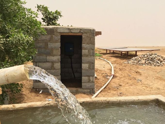 PUMPEN-Bewässerungssystem Jntech 55kW Oberflächensolarfür Mittelgelenk-Bewässerung in Sudan