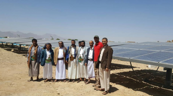 Solarinverter des wasserpumpen-90kw für Dorf-Wasserversorgung im Jemen